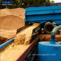 Processo de descarga zero em circuito fechado para uma linha de produção de beneficiamento de minério de ouro Hard Rock Placer